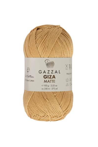 Gazzal Giza Matte 100% Mercerized Cotton – 100 g 250 m Fine Matte Knitting Yarn-5552