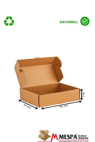 Markasız ucuz 32 x 12 x 7 -50 Adet kargolama ve E ticaret kutusu