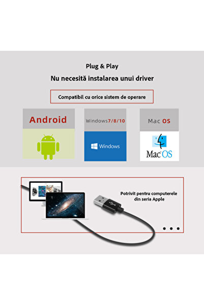 VENTART Microfon pentru Conferinte USB, VENTART, PC, Omnidirectional, Streaming, Live, Videoconferinte