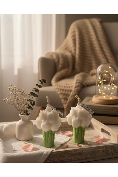 CHEMDLE Lale Demeti Mum – Çiçeksi Kokulu Soya Mum