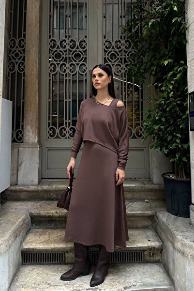 eBaa fashıon BLUZLU UZUN ELBİSE