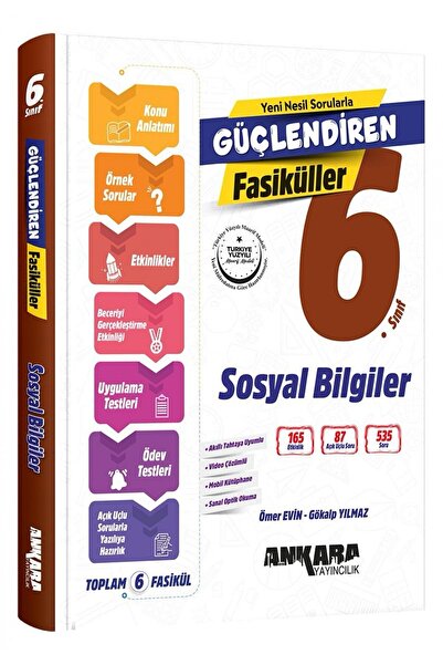 Ankara Yayıncılık .6 Sınıf Güçlendiren Sosyal Bilgiler Fasiküller