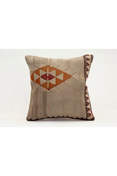 Kilim Whole Sale غطاء وسادة عتيق مصنوع يدويًا من الكليم والصوف مقاس 40x40 سم