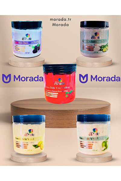 new estela PROFESYONEL 5Lİ YÜZ PEELİNG SETİ 500ML