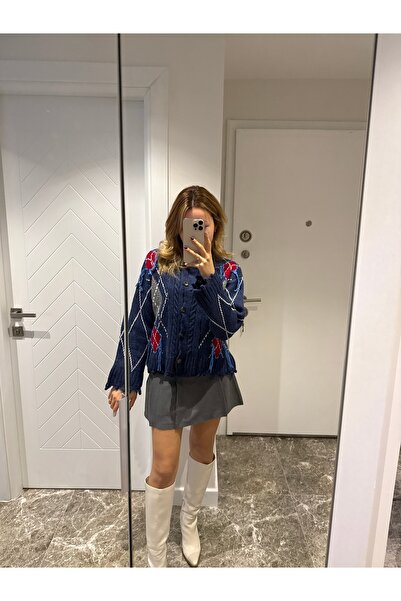 ESMA GÜL BUTİK Pileli Şortlu Mini Etek - Arkası Şort Görünümlü