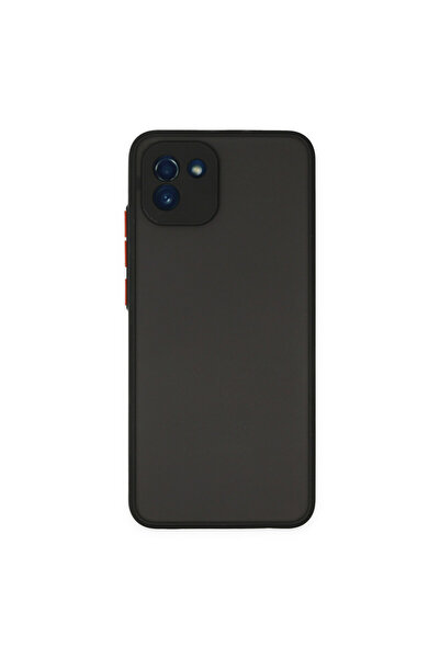 NewFace جراب سامسونج جالاكسي A03 غطاء سيليكون مونتريال - أسود