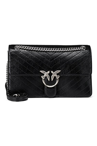 PİNKO Love One Schultertasche Leder 26 cm