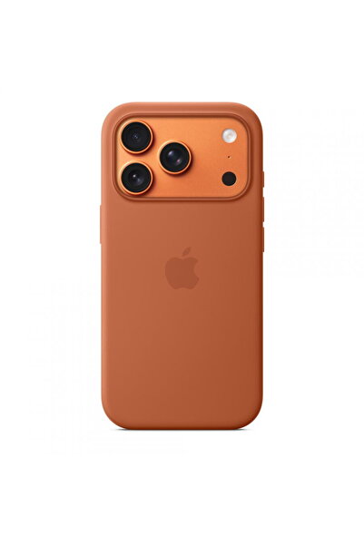 Apple Silicone Case with MagSafe for iPhone 17 Pro, Terra Cotta