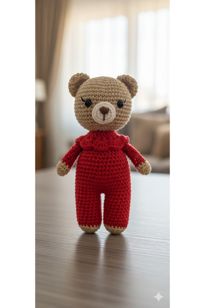 stoks toys Amigurumi Ayıcık Uyku Arkadaşı