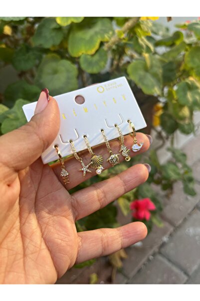 MODA 6lı kombin gold deniz kabukları