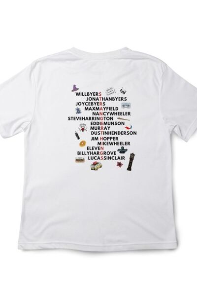 TİWO DİJİTAL STRANGER THİNGS UNISEX TSHIRT