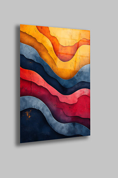 gxe.art Designer Color Blocking |   4mm Tempered Glass Table |   Uv Printing ...