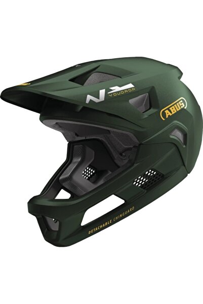 Abus YouDrop FF Moss Green Kids Cycling Helmet 48-55