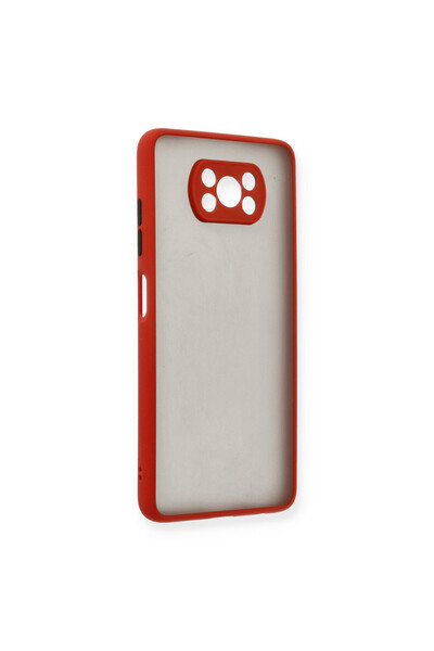 NewFace غطاء سيليكون مونتريال لهاتف Xiaomi Pocophone X3 - أحمر