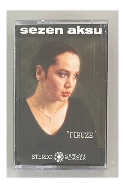 KervanPlak شريط كاسيت مطبوع على ورق فيروزي من سيزن أكسو