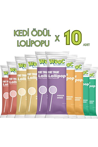 chittoshop Wooc Lolipop Tavuk Aromalı Kedi Ödül Maması ** 10 Adet