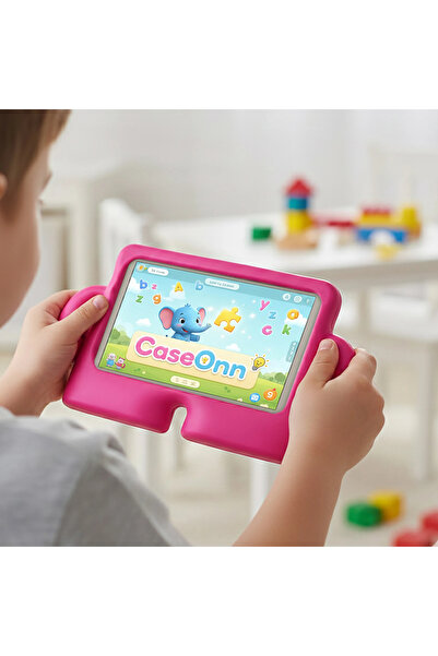 CaseOnn حافظة لينوفو تاب M11 مع أكمام حماية من السيليكون من iBuy باللون الورد...