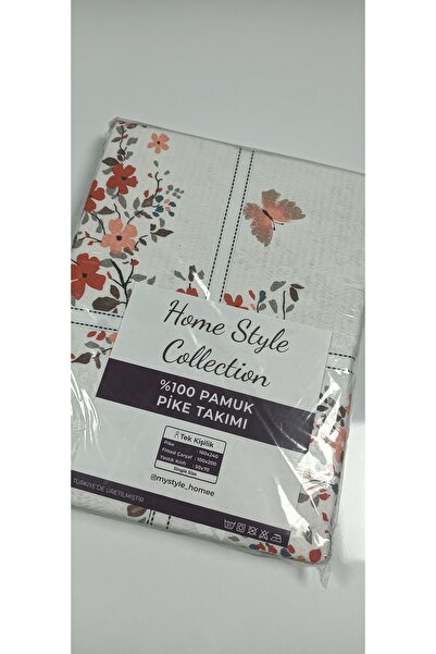 HOME STYLE COLLECTION TEK KİŞİLİK %100 PAMUKLU PİKE TAKIMI
