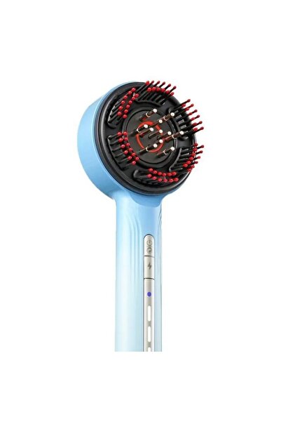 AGYAONE مشط تدليك فروة الرأس مشط تدليك الشعر بالأشعة تحت الحمراء لنمو الشعر أ...