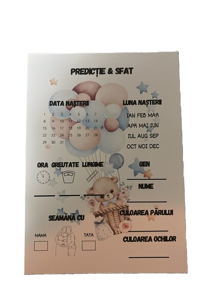 OEM Set of 10 cards with predictions and baby shower tips M9