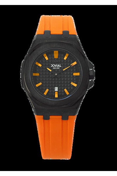 Jovial 32mm Black Dial Swiss Quartz Watch (Model 1518 LBRQ 74 E)