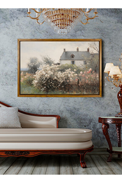 ALAYRA International لوحة جدارية قماشية جميلة بإطار خشبي مصمم خصيصًا – 40 × 6...