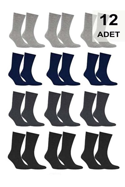 SÜMER SOCKS 12 Adet Erkek Soket Çorap