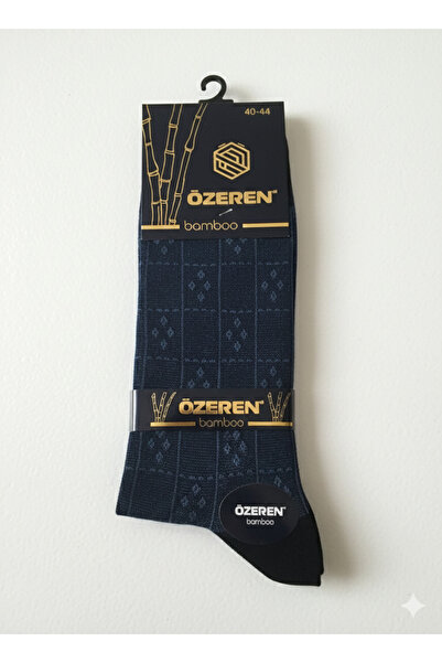 Özeren Çorap ÖZEREN BAMBU ERKEK ÇORAP LACİVERT DİKİŞSİZ