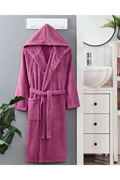 VENTİ VENTİSCA Star Yumuşak Pamuklu Kapşonlu Bornoz