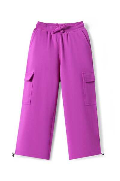 Pine kids Knit Full Length Solid Lounge Pant - Purple
