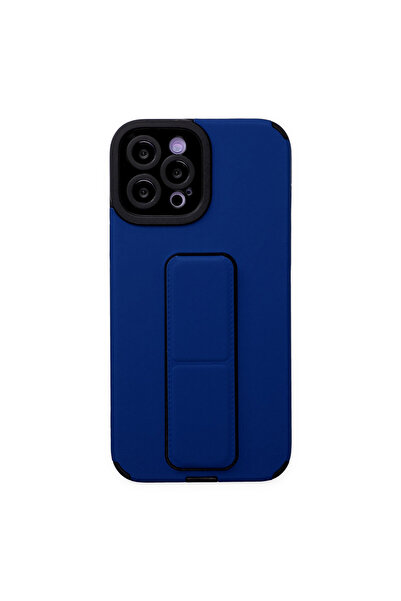 NewFace Iphone 12 pro max case mega stand silicone - blue