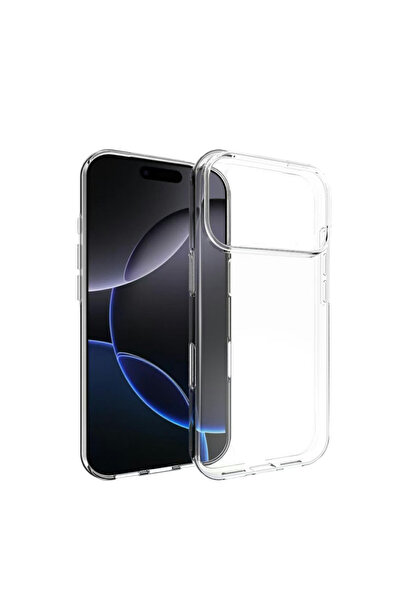 Hatreds Apple iPhone 17 Pro İçin Uyumlu Darbe Emici Yumuşak Ultra İnce Sararm...