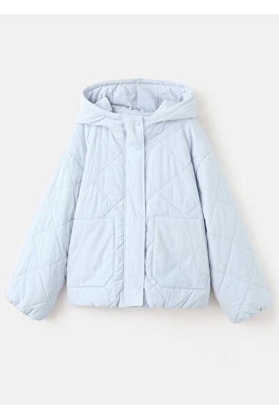 MANGO Kids Kapüşonlu kapitone anorak