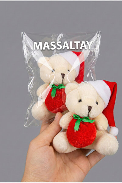 Massaltay Βελούδινο μπρελόκ με χριστουγεννιάτικο θέμα και φιγούρα χρήματος – ...