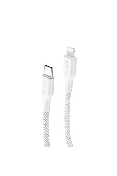 oraimo كابل شحن فائق المتانة مضفر من USB-C إلى Lightning بطول 1 متر وقدرة 45 ...