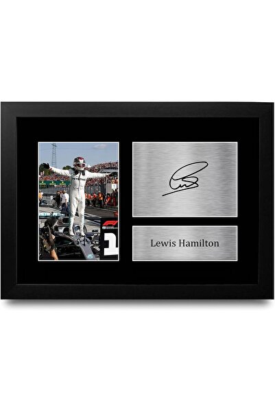 ALAYRA International هدية عرض صور موقعة بحجم A4 لمحبي سباقات الفورمولا 1 F1 م...