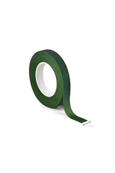 DAYBAG Çiçekçi Bandı 40 metre Yeşil Renk Yapay Çiçek Latex Köpük Çiçek Sapı S...