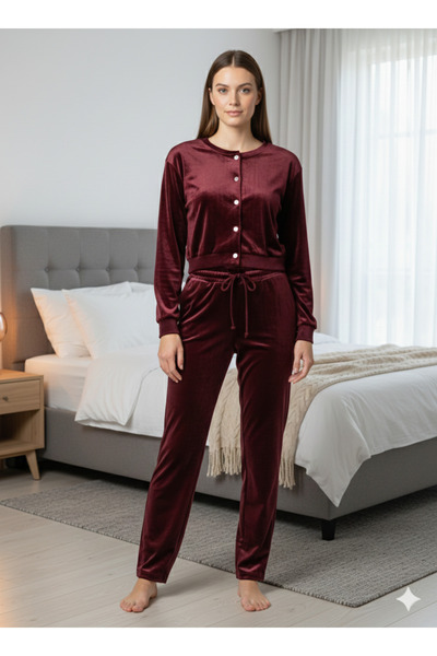Hugglii Ultra Luxury Velvet Buttoned Double Suit
