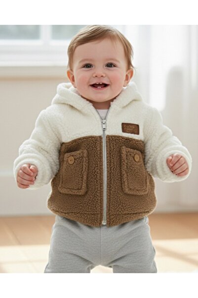 voyyo kids baby Baby Boy Winter Welsoft Hooded Cardigan, 6-9-12-18 Months Plu...