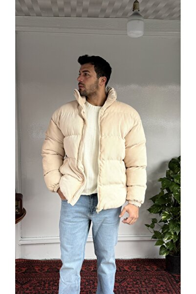 Casualmen32 Kadife Şişme Mont