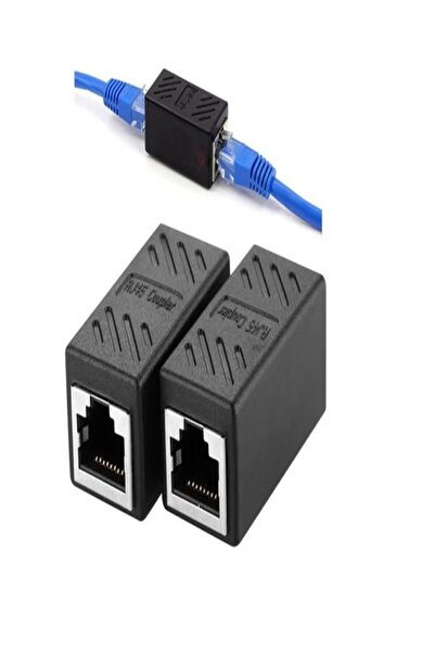KRL Gigabit Supported Rj45 Female to Female Cat5E/Cat6/7/8 Ethernet Internet Lan Network Combiner Interconnector
