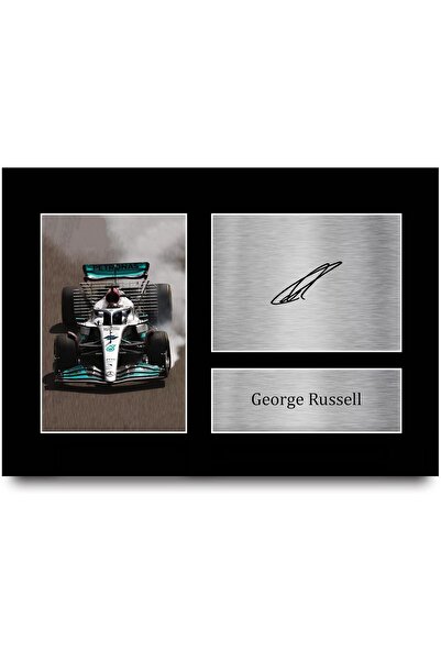 ALAYRA International هدية عرض صور موقعة بحجم A4 لمحبي سباقات الفورمولا 1 F1 م...