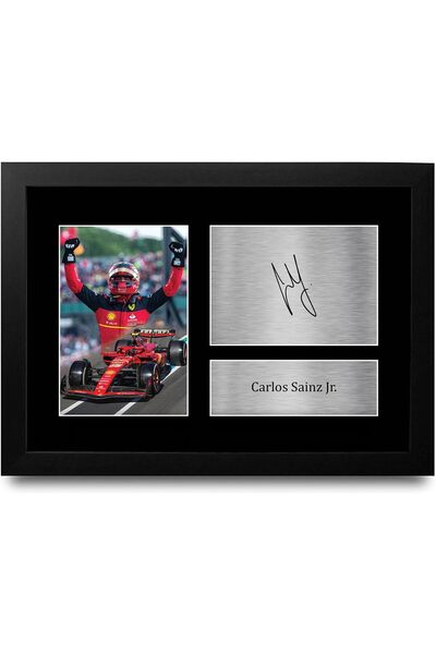 ALAYRA International هدية عرض صور موقعة بحجم A4 لمحبي سباقات الفورمولا 1 بدون...