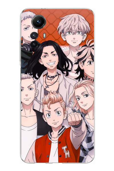 TechTree حافظة سيليكون متوافقة مع هاتف Redmi Note 12S من شخصيات طوكيو ريفينجر...