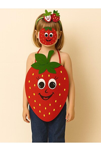 Astra Market Keçeden Meyve Kostümü Okul Öncesi Sınıf Materyali 1 Adet Meyve K...