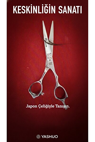 Yashuo Japon Çeliği Profesyonel Jilet Kesim Saç Makası