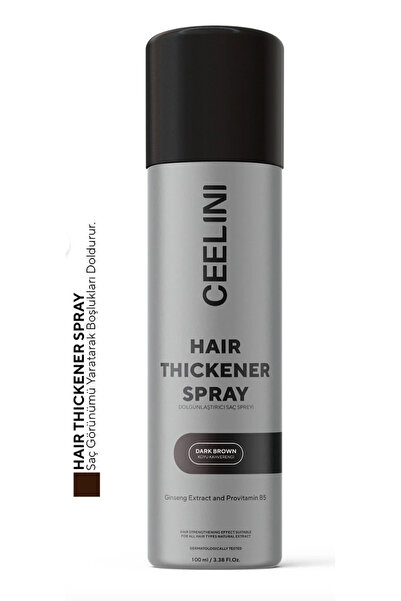 Ceelini HAIR THICKENER SPRAY - Dark Brown