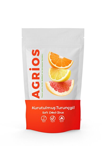 Agrios Doğal Gıda Kurutulmuş Turunçgil Paketi 50 gr (Portakal, Limon, Greyfurt)