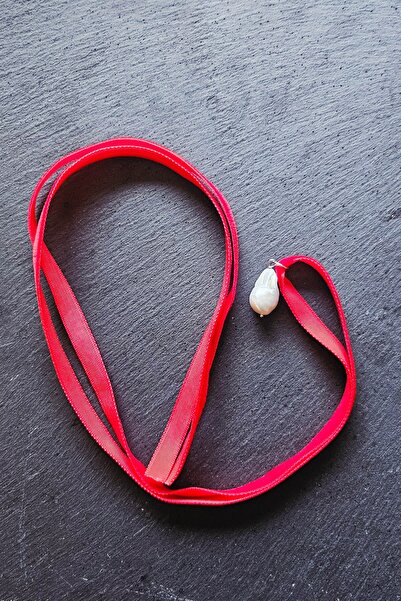 PERLLIS Pearl Velvet Choker