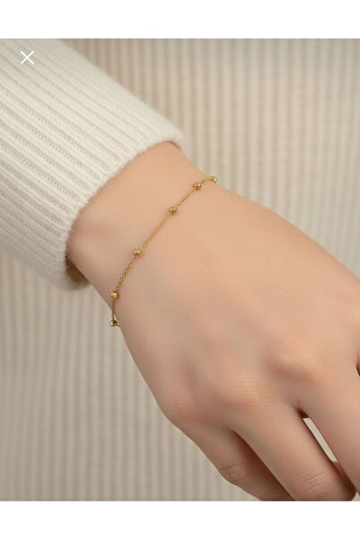 kuyumcu nurettin 1,40 gr (gram) Dorika Toplu Bileklik Künye 22 Ayar Altın